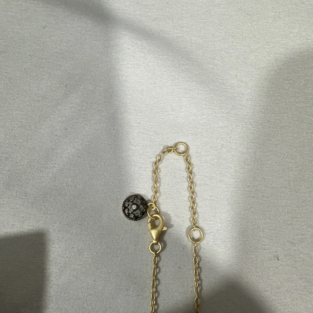NEW $195 Freida Rothman Fleur Bloom Petal‎ Pendant Sterling Silver Necklace